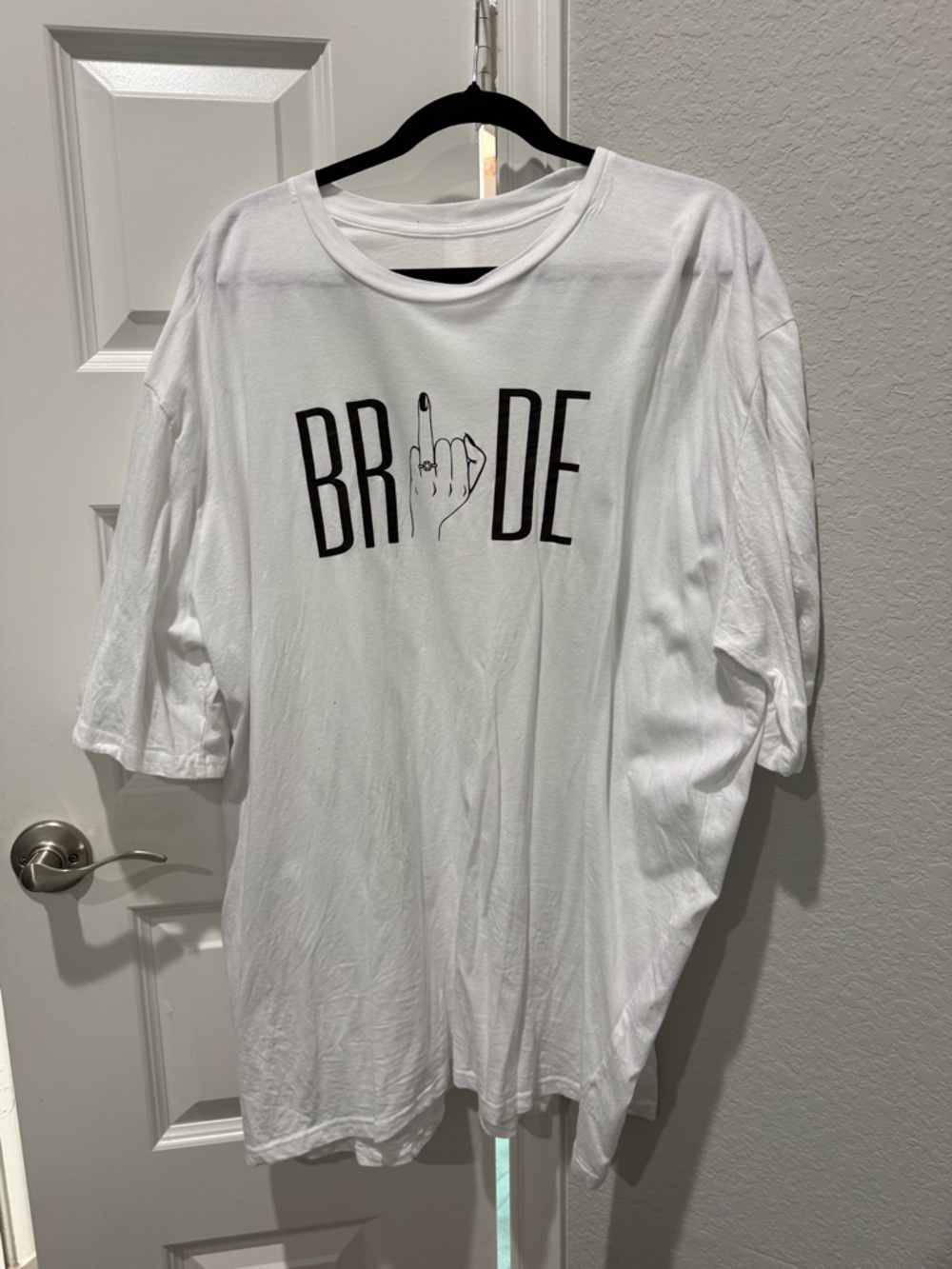 Bride Graphic White Short-Sleeve Shirt
